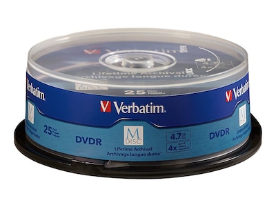 Verbatim® DVDR 4.7GB 4X with Branded Surface Jewel Case