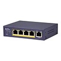 Amer Networks™ SG4P1 5 Port Gigabit Ethernet Desktop Switch; Blue