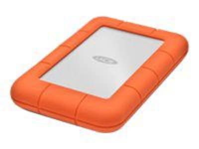 Seagate® LaCie Rugged™ Mini 4TB 5120 Mbps Read External Hard Drive, Orange (LAC9000633)