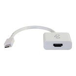 C2G ® 29475 USB-C to HDMI Audio/Video Adapter, White