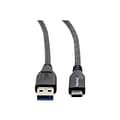 VisionTek® 900826 10 Gbps USB-A to USB-C Male to Male Data Transfer Cable; 1 m