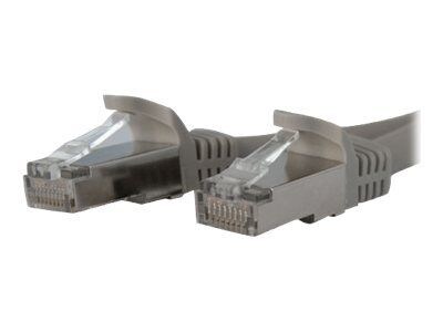 StarTech 1 Snagless Molded Cat6a STP Patch Cable, Gray