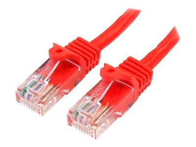 StarTech 30' Snagless Cat5e UTP Patch Cable, Red