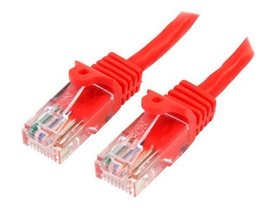 StarTech 30 Snagless Cat5e UTP Patch Cable, Red