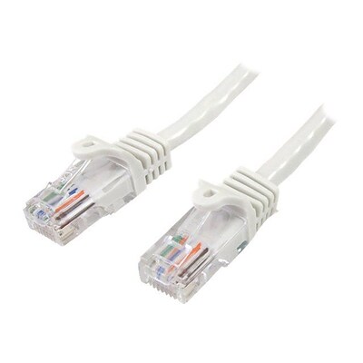 StarTech 5 Snagless Cat5e UTP Patch Cable, White