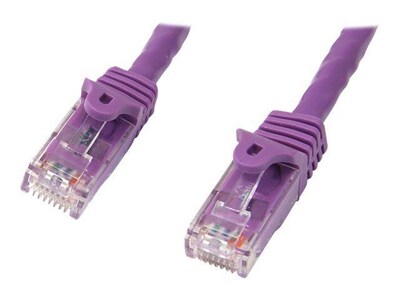 StarTech 100 Snagless Cat6 UTP Patch Cable, Purple