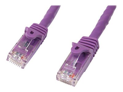 StarTech 35 Snagless Cat6 UTP Patch Cable, Purple