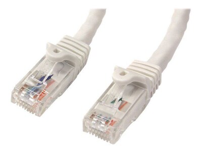 StarTech Cat 6 UTP Snagless Patch Cable; White, 75