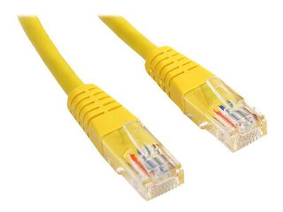 StarTech Cat 5e UTP Molded Patch Cable, Yellow, 6