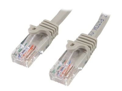 StarTech Cat 5e UTP Snagless Patch Cable, Gray, 1
