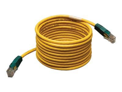 Tripp Lite crossover Cable, 10 ft, yellow
