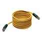 Tripp Lite crossover Cable, 10 ft, yellow