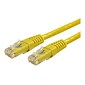 StarTech Cat 6 UTP Molded Patch Cable, Yellow, 35'