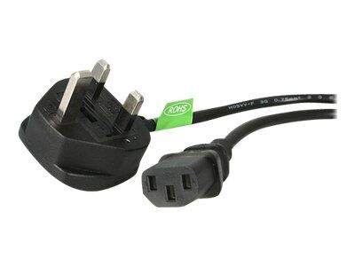 StarTech 6 Standard UK Power Cord for Computers, Black (PXT101UK)