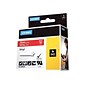 Dymo® Rhino 1805422 3/4" Color Coded Label; White on Red