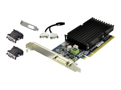 PNY® VCG84DMS1D3SXPB-CG GeForce 8400 GS GPU Graphic Card With NVIDIA Chipset; 1GB GDDR3 SDRAM