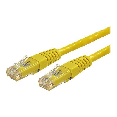 StarTech Cat 6 UTP Molded Patch Cable, Yellow, 10