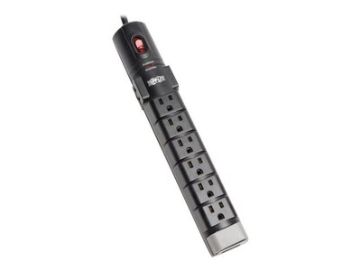 Tripp Lite 8 Outlet Surge Protector, 6 Cord, 2160 Joules (TLP806TEL)