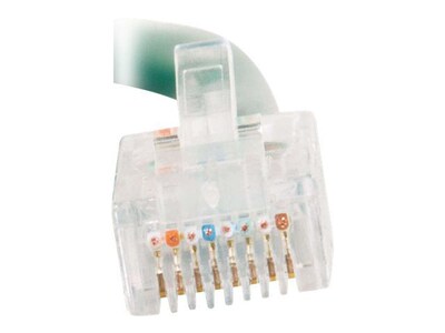 C2G ® 542 15 RJ-45 Male/Male Cat5e Non-Booted Unshielded Ethernet Network Patch Cable, Green