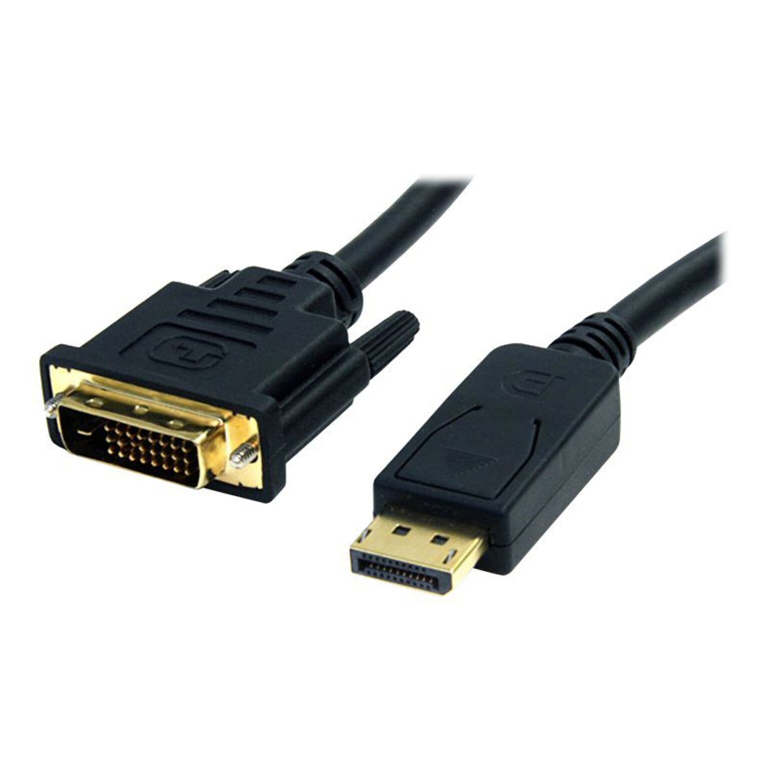 4XEM™ 6 DisplayPort to DVI-D Dual Link Male/Male Video Cable, Black