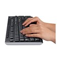 Logitech K270 USB Wireless Keyboard; Black