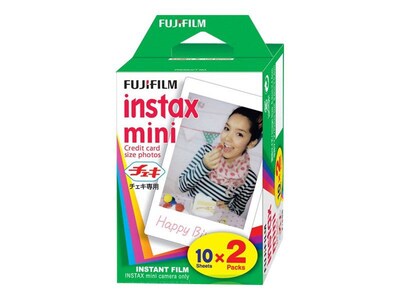 Fujifilm Instant Color Film for Fujifilm Instax Mini Cameras; White (16437396)