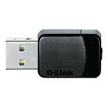 D-Link® DWA-171 433 Mbps Wireless-AC Dual Band USB Adapter, Black
