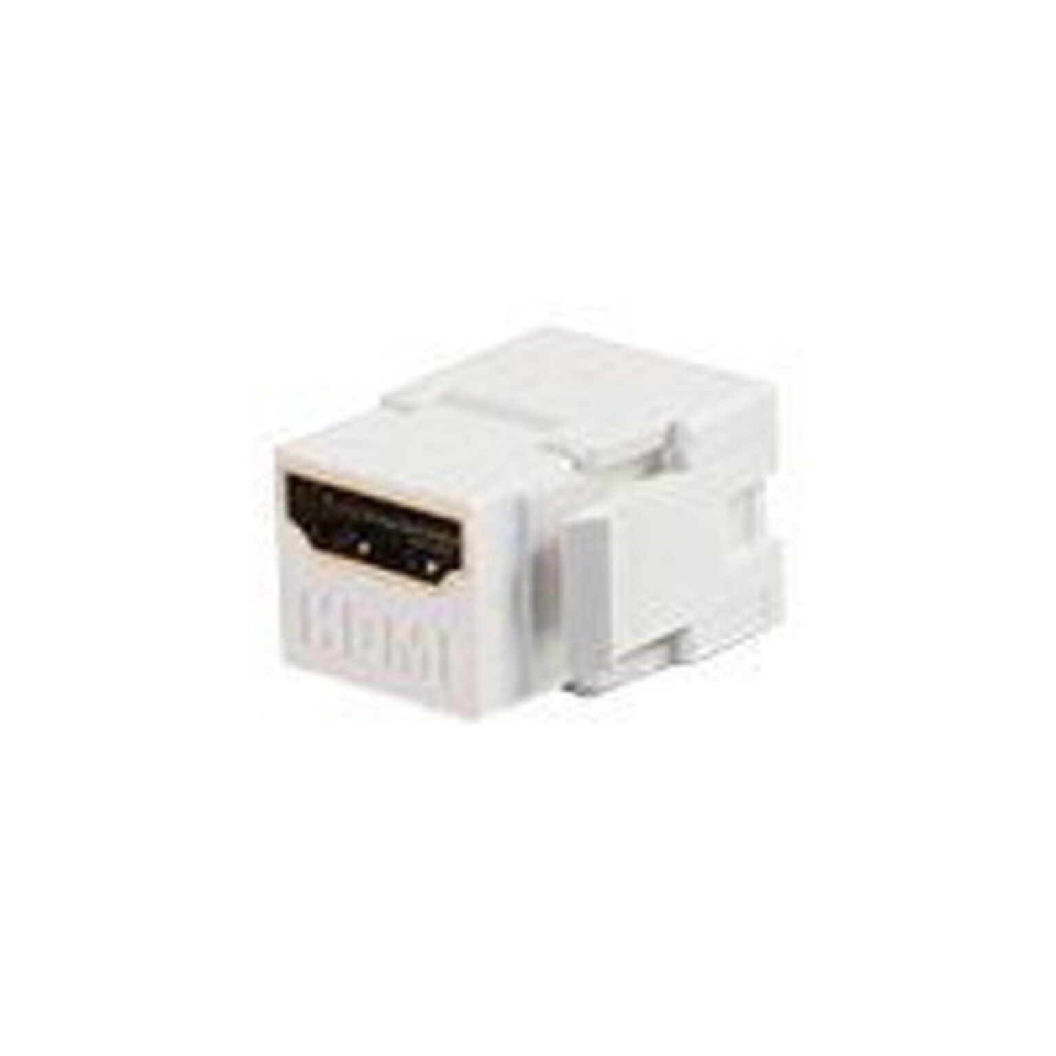C2G ® Snap-In HDMI Keystone Insert Module, White (3345)