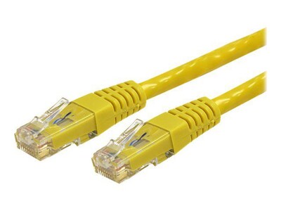 StarTech C6PATCH50YL 50 RJ-45 Male/Male Cat6 Patch Cable, Yellow