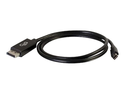 C2G® 54301 6 Mini DisplayPort to DisplayPort Male/Male Adapter Cable; Black
