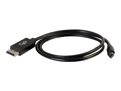 C2G® 54302 10 Mini DisplayPort to DisplayPort Male/Male Adapter Cable; Black