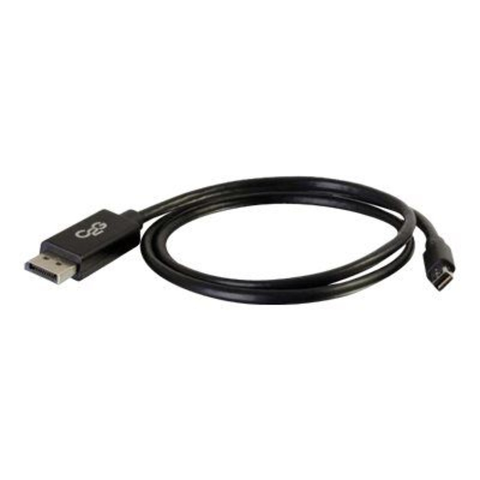 C2G® 54302 10 Mini DisplayPort to DisplayPort Male/Male Adapter Cable; Black