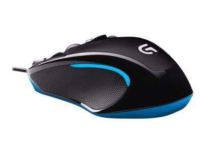 Logitech ® 910-004360 G300S USB Wired 9-Button Optical Gaming Mouse; Black/Blue