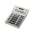 Casio ® DM-1200BM 12 Digit Extra Large Display Simple Calculator; Gray