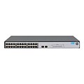 HP 1420 Series JH017A#ABA 24-Port Gigabit Ethernet Rack Mountable Switch; Black/Gray