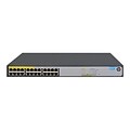 HP 1420 Series JH019A#ABA 24-Port Gigabit Ethernet Rack Mountable Switch; Black/Gray
