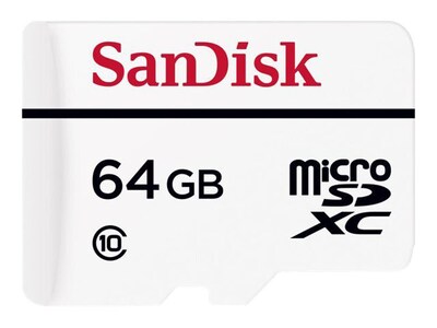 SanDisk® SDSDQQ-064G-G46A Endurance Class 10 64GB microSDXC Memory Card