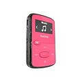 SanDisk ® Clip Jam SDMX26-008G-G46P 8GB Flash MP3 Player; Pink