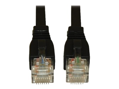 Tripp Lite N261-010-BK 10 Cat6a RJ-45 Male/Male Snagless 10G Patch Cable, Black