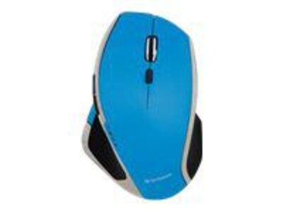 Verbatim ® 99019 USB Wireless Desktop 8-Buttons Deluxe Blue LED Mouse; Blue