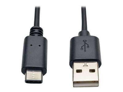 Tripp Lite 3 Type-A USB/Type-C USB Male/Male Hi-Speed Cable; Black (U038-003)