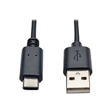 Tripp Lite 3 Type-A USB/Type-C USB Male/Male Hi-Speed Cable; Black (U038-003)