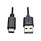 Tripp Lite 6 Type-A USB/Type-C USB Male/Male Hi-Speed Cable; Black (U038-006)