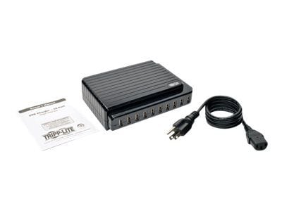 Tripp Lite 105W USB Charging Station; Black (U280-010)