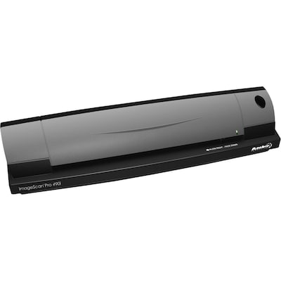 Ambir ImageScan Pro 490i DS490-AS Sheetfed Desktop Scanner, Gray