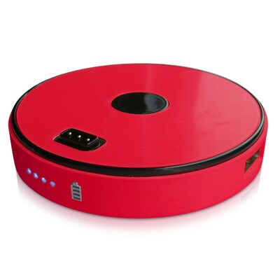Sungale Add-on Disk for Round Stackable Power Bank, Red (SPB0202-R)