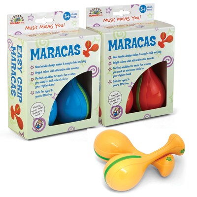 Hohner Shaker Maracas, Multicolored (HOHMP361)