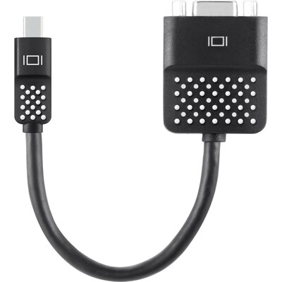 Belkin F2CD028BT Mini DP to VGA Adapter; 5, Black