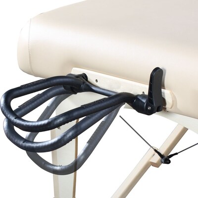 Master Massage Simplicity Cradle for Massage Table Face Cushion; Black (12916)