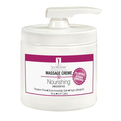 Master Massage Unscented Nourishing Massage Cream; 16 oz. (11131)